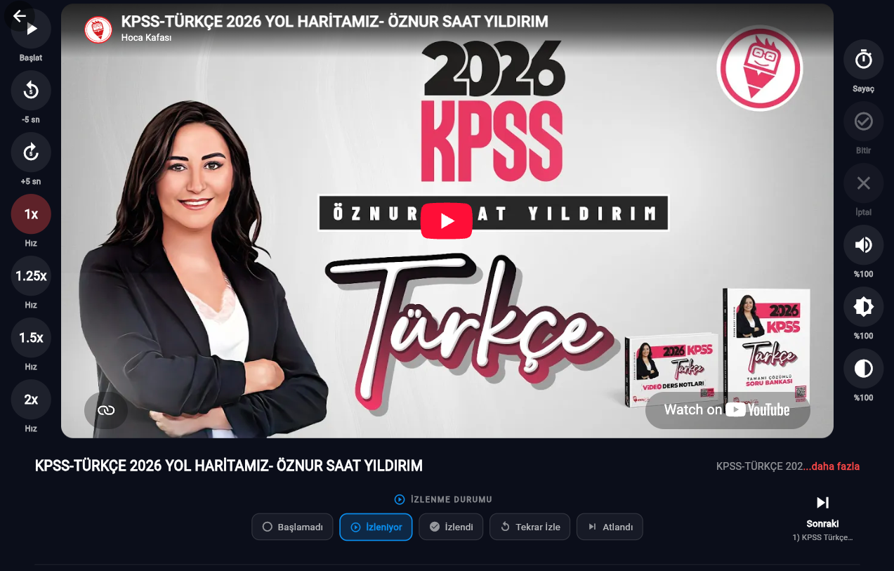 Video oynatıcı